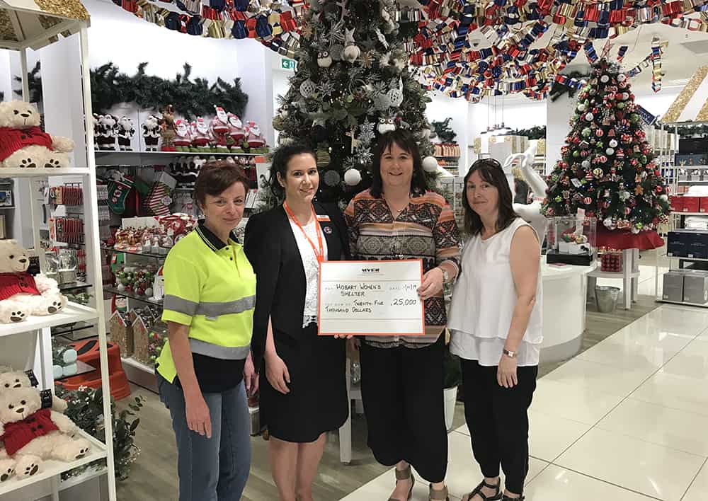Thank you Myer Hobart and the Myer Community Fund